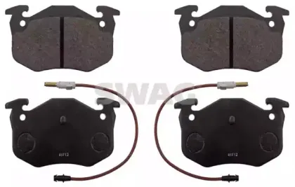 Комплект тормозных колодок, дисковый тормоз SWAG купить